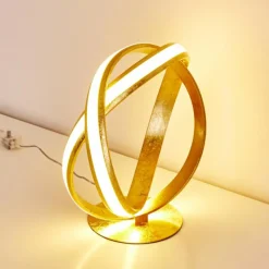 Lampes Dorées-hofstein Lampe à poser Woyens LED Or, 1 lumière