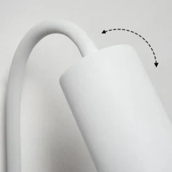 Luminaires Scandinaves-hofstein lampe à prise électrique Javel Blanc, 1 lumière