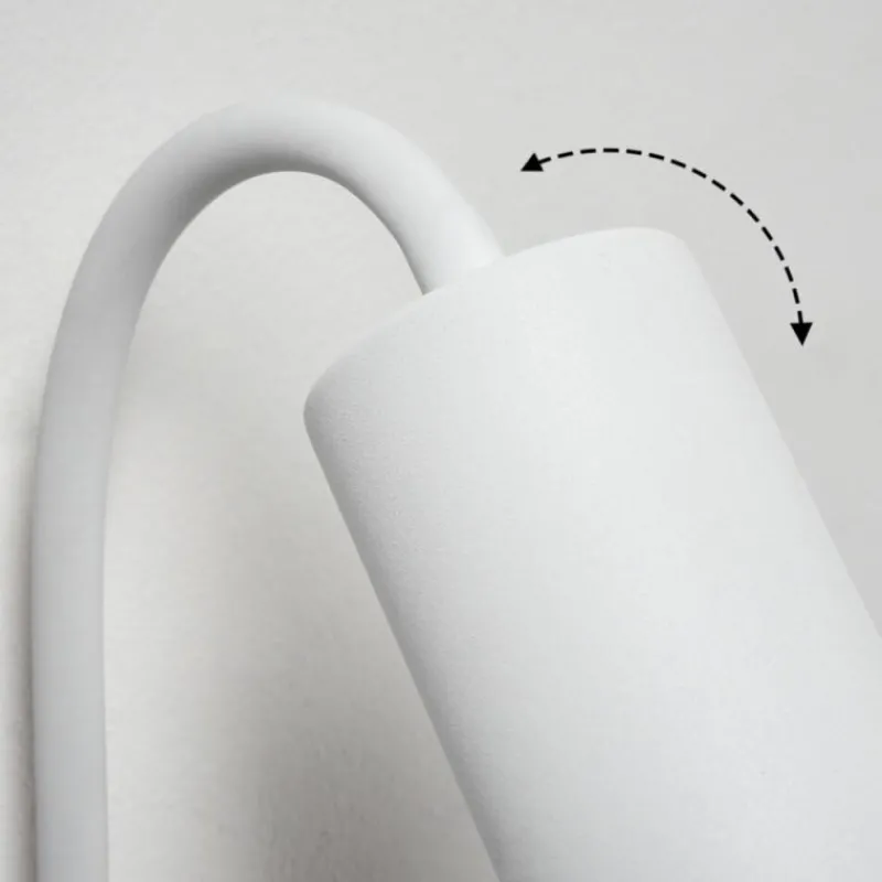 Luminaires Scandinaves-hofstein lampe à prise électrique Javel Blanc, 1 lumière