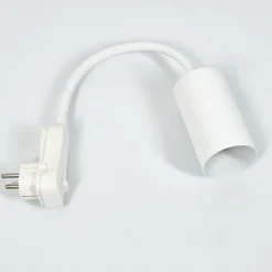 Luminaires Scandinaves-hofstein lampe à prise électrique Javel Blanc, 1 lumière