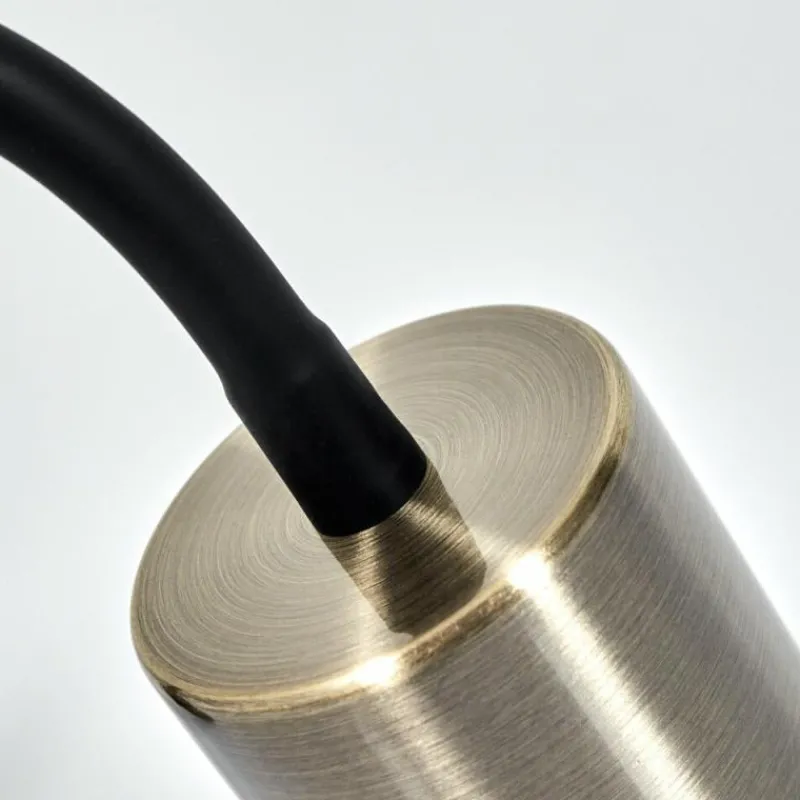 Luminaires Scandinaves-hofstein lampe à prise électrique Javel Noir, 1 lumière