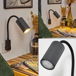 hofstein lampe à prise électrique Javel Noir, 1 lumière