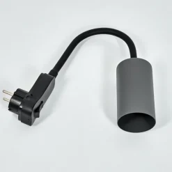 hofstein lampe à prise électrique Javel Noir, 1 lumière