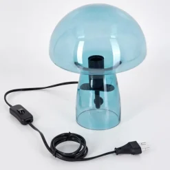 hofstein Lampe Champignon Almagre Lampe à poser Noir, 1 lumière