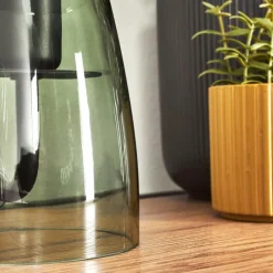 hofstein Lampe Champignon Almagre Lampe à poser Noir, 1 lumière