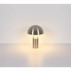 Luminaires Globo Lighting Lampe Champignon Atoma Lampe à poser Nickel mat, 2 lumières* Lampes À Poser