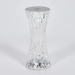 hofstein Lampe Champignon Balsa Lampe à poser LED Transparent, 1 lumière, Changeur de couleurs