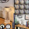 hofstein Lampe Champignon Balsa Lampe à poser LED Transparent, 1 lumière