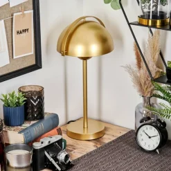 Lampes Dorées-hofstein Lampe Champignon Guttsta Lampe à poser Or, 1 lumière