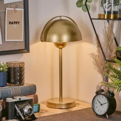 Lampes Dorées-hofstein Lampe Champignon Guttsta Lampe à poser Or, 1 lumière