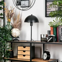 Luminaires Scandinaves-hofstein Lampe Champignon Sandvig Lampe à poser Noir, 1 lumière