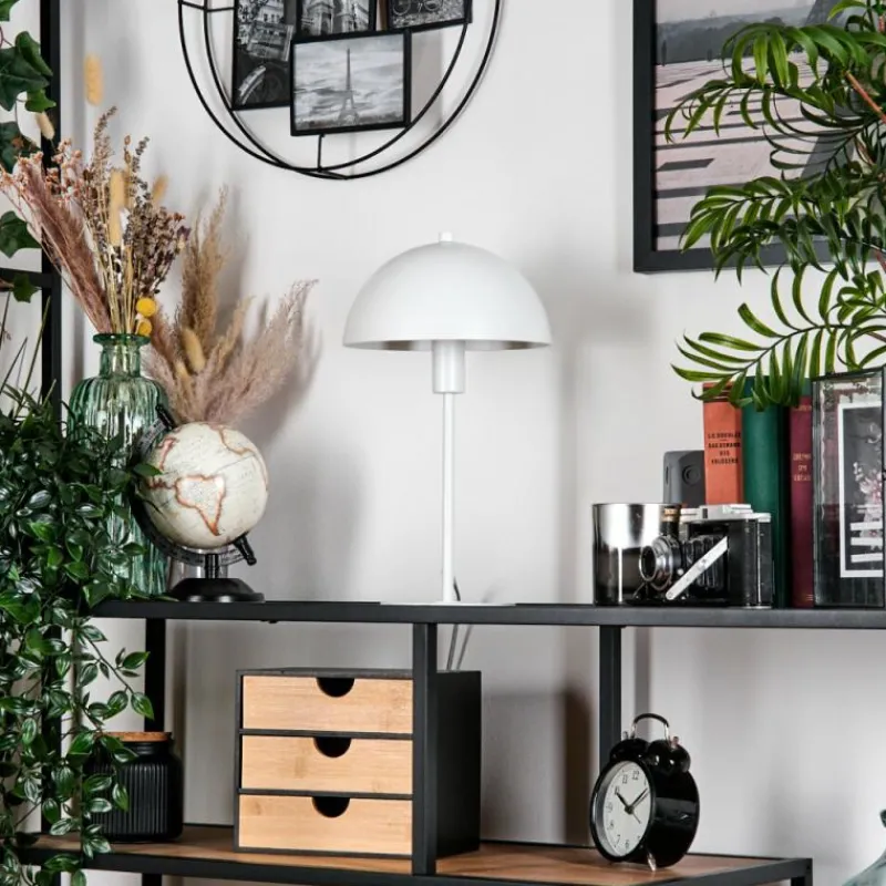 Luminaires Scandinaves-hofstein Lampe Champignon Sandvig Lampe à poser Blanc, 1 lumière