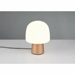 Luminaires Trio Lampe Champignon Steen Lampe à poser Brun, 1 lumière