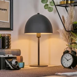 hofstein Lampe Champignon Tati Lampe à poser Anthracite, 1 lumière