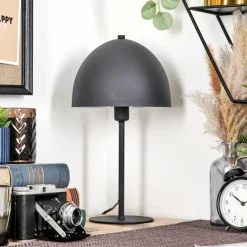 hofstein Lampe Champignon Tati Lampe à poser Anthracite, 1 lumière
