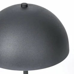 hofstein Lampe Champignon Tati Lampe à poser Anthracite, 1 lumière