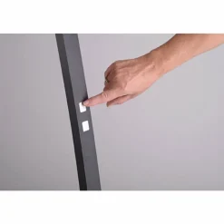 Luminaires Bopp Lampe courbe Bopp-Leuchten BOW LED Anthracite, 1 lumière* Éclairage Led