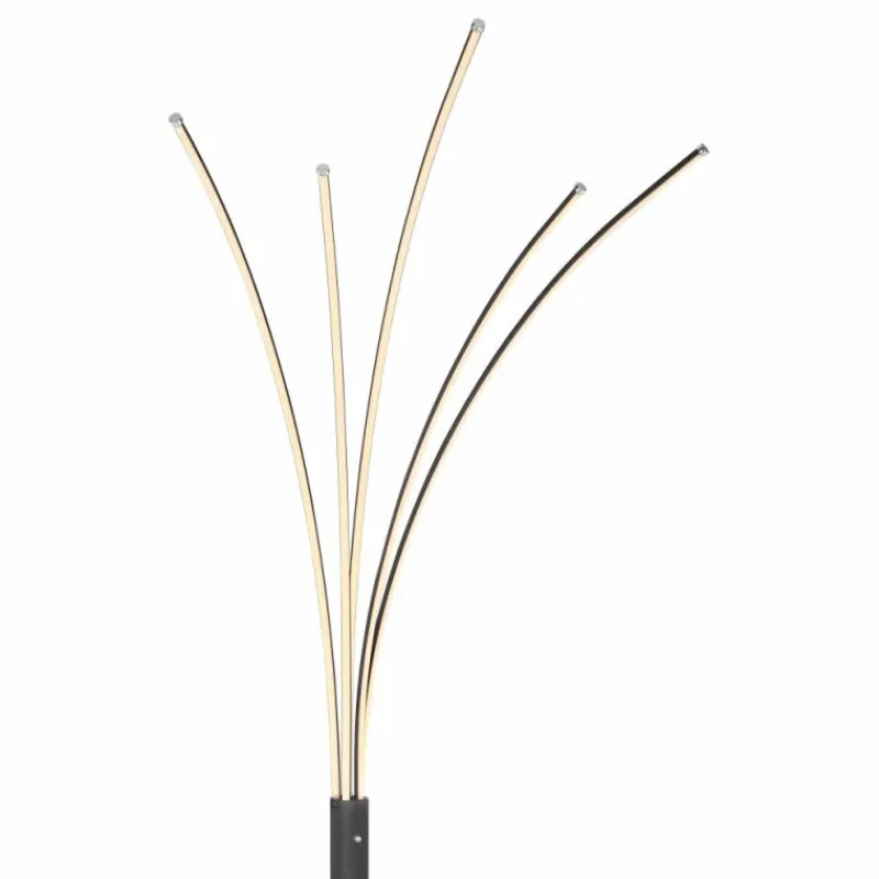 Luminaires Globo Lighting Lampe courbe Globo BIZZY LED Noir, 1 lumière* Éclairage Led