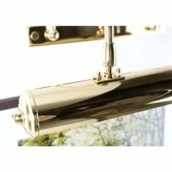 Lampes Dorées-Herbert Schmidt Lampe d'éclairage de tableau Or, Laiton, 2 lumières