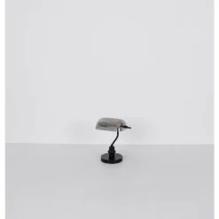 Suspension Verre Fumé-Luminaires Globo Lighting Lampe de banquier Globo ANTIQUE Noir, 1 lumière