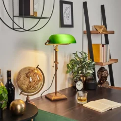 hofstein Lampe de banquier Ragaz Bronze, 1 lumière