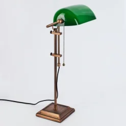 hofstein Lampe de banquier Ragaz Bronze, 1 lumière