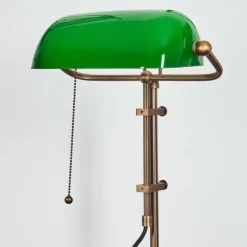 hofstein Lampe de banquier Ragaz Bronze, 1 lumière