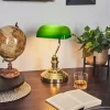 hofstein Lampe de banquier verte Or, Vert, Laiton, 1 lumière