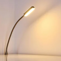 hofstein Lampe de chevet Alamo Nickel mat, 1 lumière, Détecteur de mouvement