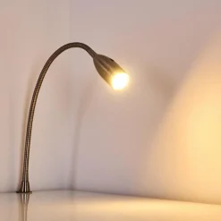 hofstein Lampe de chevet Alsea LED Nickel mat, 1 lumière, Détecteur de mouvement