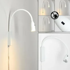 hofstein Lampe de chevet Alsea LED Blanc, 1 lumière, Détecteur de mouvement