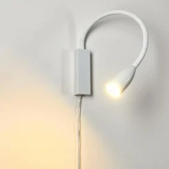 hofstein Lampe de chevet Alsea LED Blanc, 1 lumière, Détecteur de mouvement