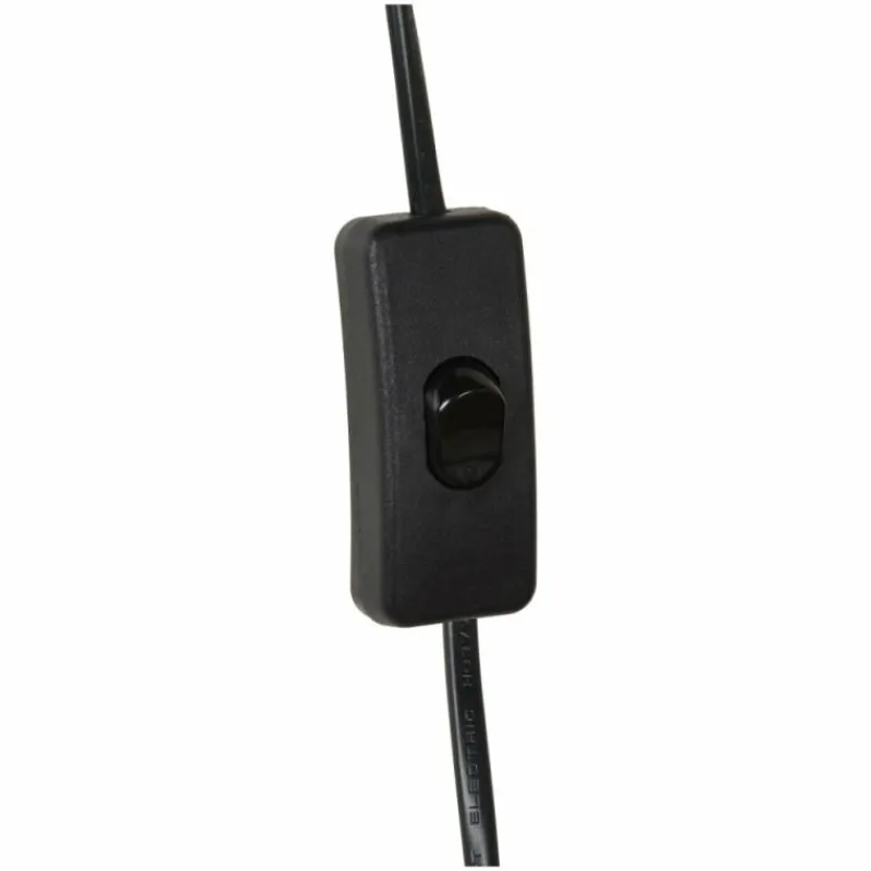 Luminaires Rustiques-Luminaires Lucide Lampe de chevet Lucide SEBO Noir, 1 lumière