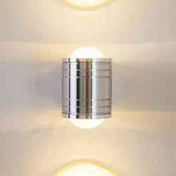 hofstein Lampe de salle de bain Florenz LED Aluminium, 2 lumières