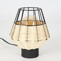 Luminaires Scandinaves-hofstein Lampe de table Benagil Noir, 1 lumière