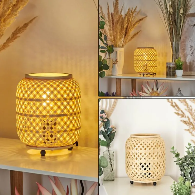 Luminaires Scandinaves-hofstein Lampe de table Bismula Écru, 1 lumière