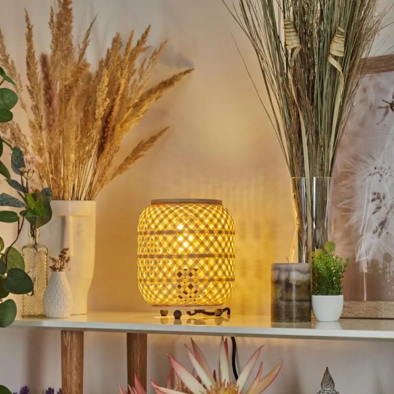 Luminaires Scandinaves-hofstein Lampe de table Bismula Écru, 1 lumière