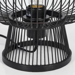 Style Boho-Chic-hofstein Lampe de table Brooker Noir, 1 lumière