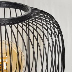 Style Boho-Chic-hofstein Lampe de table Brooker Noir, 1 lumière