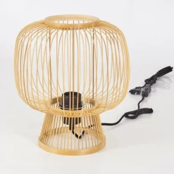 Style Boho-Chic-hofstein Lampe de table Brooker Noir, 1 lumière