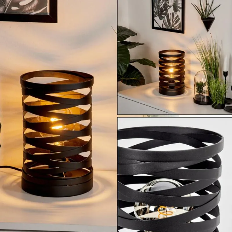 Lampes Industrielles-hofstein Lampe de table Bust Noir, 1 lumière