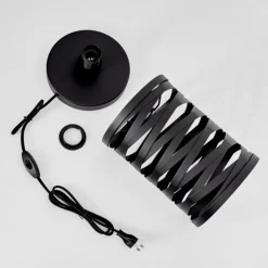 Lampes Industrielles-hofstein Lampe de table Bust Noir, 1 lumière