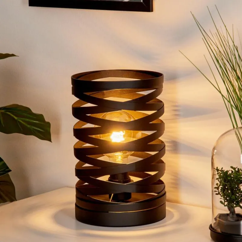 Lampes Industrielles-hofstein Lampe de table Bust Noir, 1 lumière