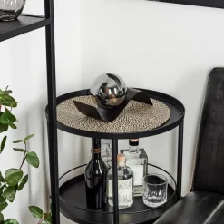 Suspension Verre Fumé-hofstein Lampe de table Cajoncito Noir, 1 lumière