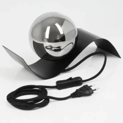 Suspension Verre Fumé-hofstein Lampe de table Cajoncito Noir, 1 lumière