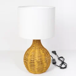 Lampes En Tissu-hofstein Lampe de table Chaniers Écru, 1 lumière