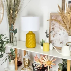 Lampes En Tissu-hofstein Lampe de table Chave Jaune, 1 lumière