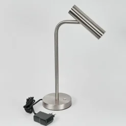 hofstein Lampe de table Dalheim LED Nickel mat, 1 lumière* Lampes À Poser