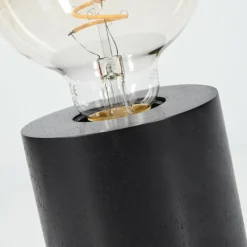 Lampes Vintages & Rétros-hofstein Lampe de table Fontannes Noir, 1 lumière