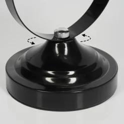 hofstein Lampe de table Foverup Chrome, Nickel mat, Noir, 1 lumière